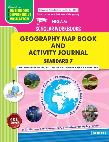 CCE GEOGRAPHY MAP WORKBOOK STD 7 PART 1 CURVED scaled