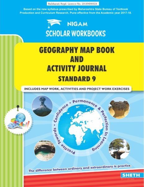 NIGAM SCHOLAR WORKBOOK GEOGRAPHY MAP BOOK STD 9 scaled