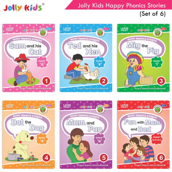 Jolly Kids Happy Phonics Stories Set of 6 1 scaled