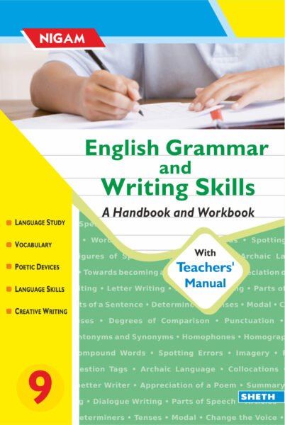 Nigam English Grammar and Writing Skills Standard 9 As Per Maharashtra State Board Syllabus