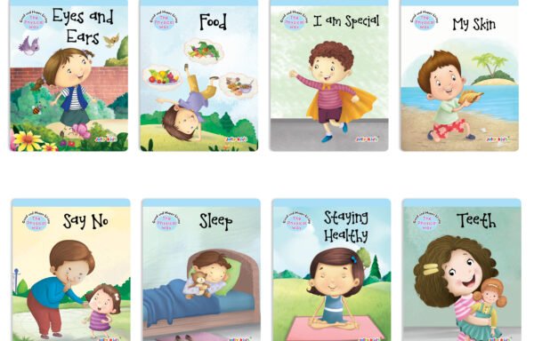 Jolly Kids Good & Happy Living The Physical Way Short Stories Books (Set of 8)| Kids learning Physical Activity Book