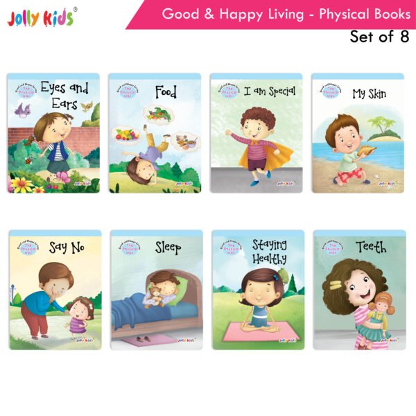 Jolly Kids Good and Happy Living The Physical Way Story Books Set of 8