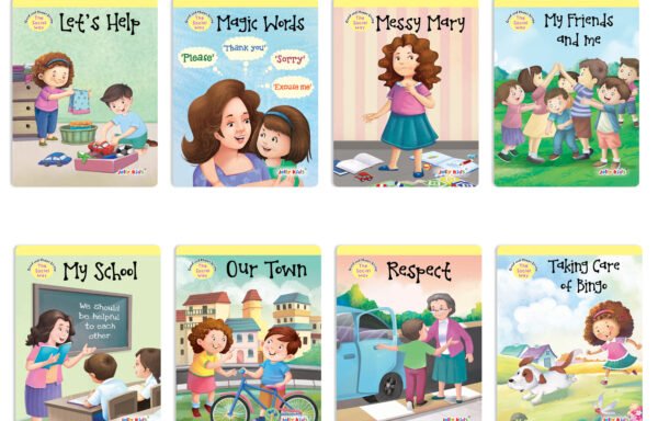 Jolly Kids Good & Happy Living The Social Way  Series Books (Set of 8)