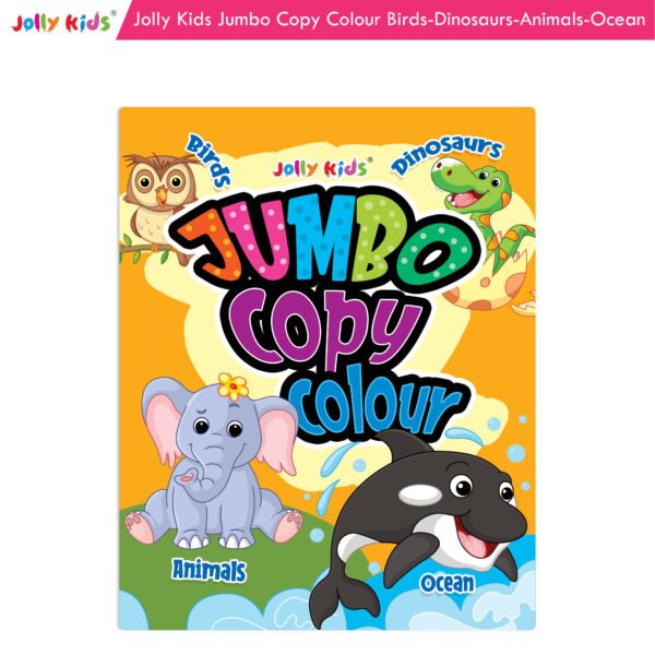 Jolly Kids Jumbo Copy Colour Birds Dinosaurs Animals Ocean