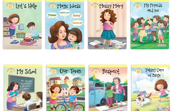 Jolly Kids Good & Happy Living The Social Way  Series Books (Set of 8)