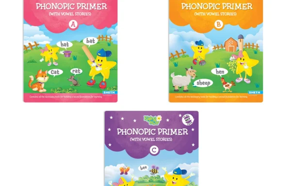 Rising Star Phonopic Primer (With Vowel Stories) Book Set (Set of 3)