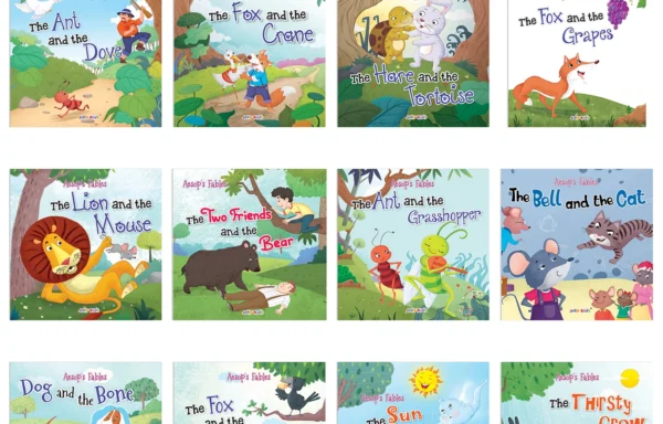 Jolly Kids Aesop’s Fables English Stories Books Set of 12