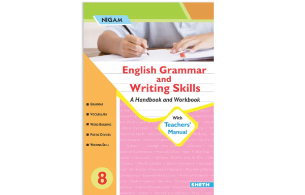 Nigam English Grammar and Writing Skills Standard 8 (As Per Maharashtra State Board Syllabus)