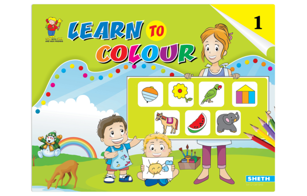 Learn to Colour Book  1