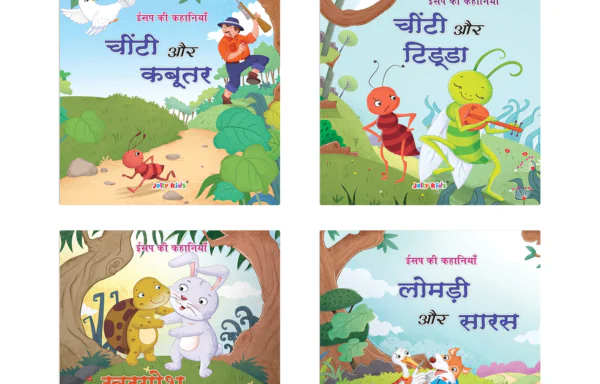 Jolly Kids Aesop’s Fables Hindi Books Set C (Set of 4)