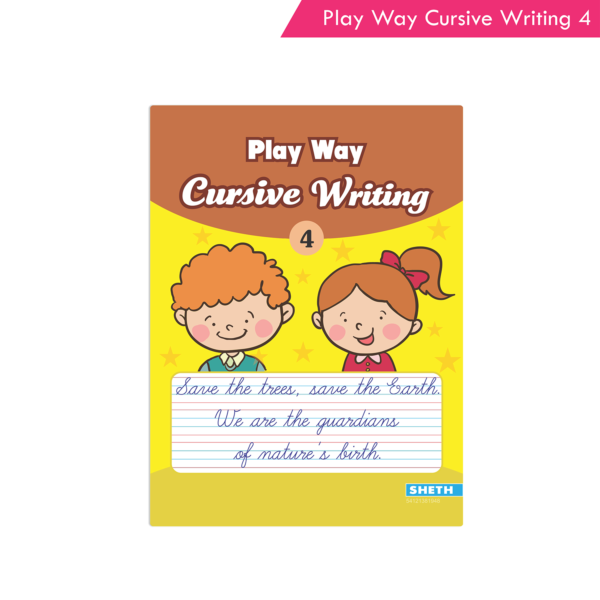 Play Way Cursive Writing Book 4