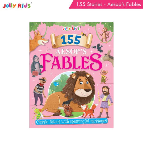 Jolly Kids 155 Aesops Fables Stories Book for Kids