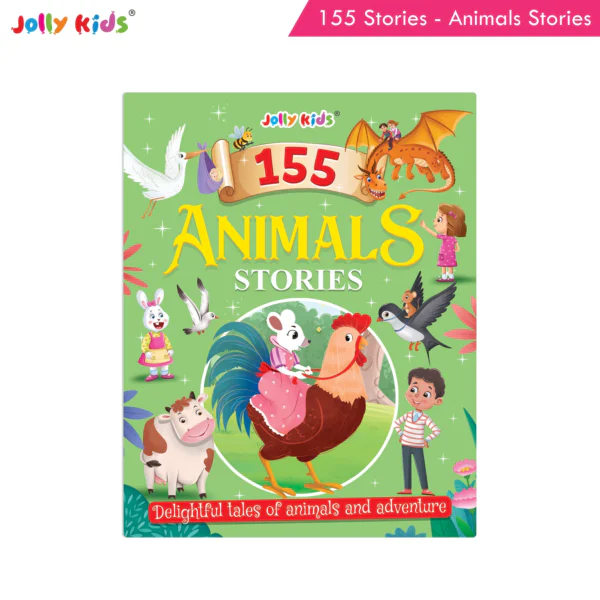 Jolly Kids 155 Animals Stories Book For Kids