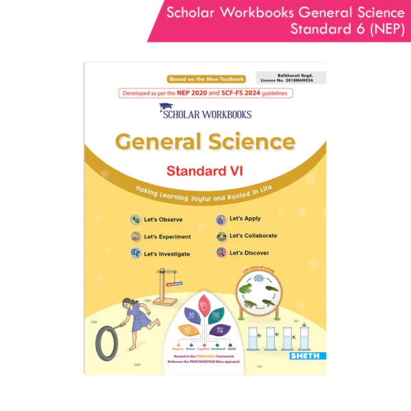 Scholar Workbooks General Science Standard 6 (NEP 2020)