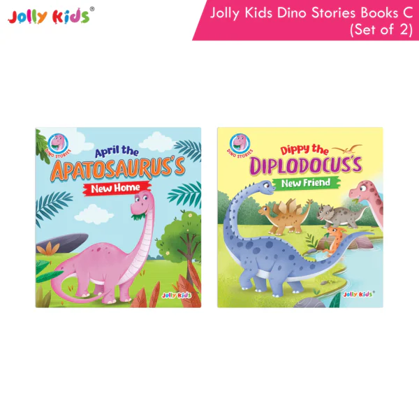 Jolly Kids Dinosaur Story Books C (Set of 2)