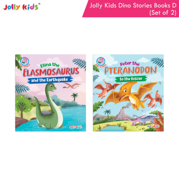 Jolly Kids Dinosaur Story Books D (Set of 2)
