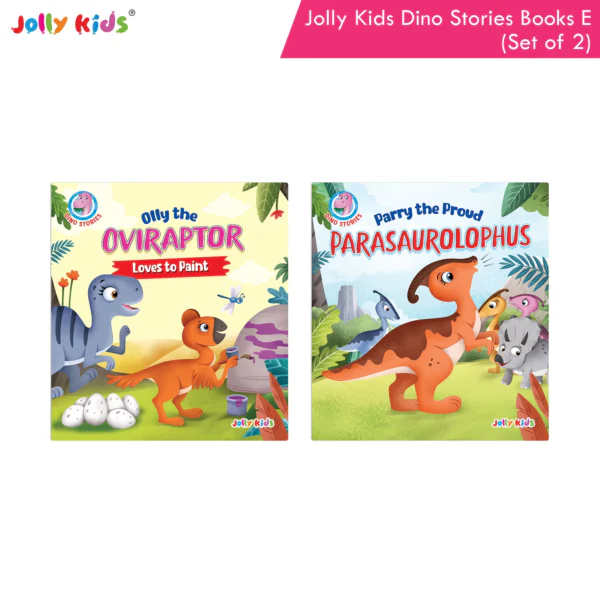 Jolly Kids Dinosaur Story Books E (Set of 2)