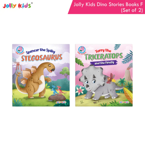 Jolly Kids Dinosaur Story Books F (Set of 2)