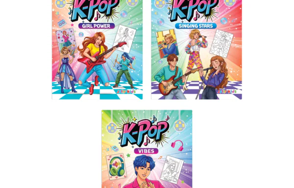 Jolly Kids K-Pop Colouring Books B (Set of 3)