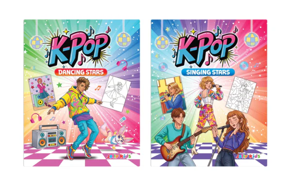 Jolly Kids K-Pop Colouring Books C (Set of 2)