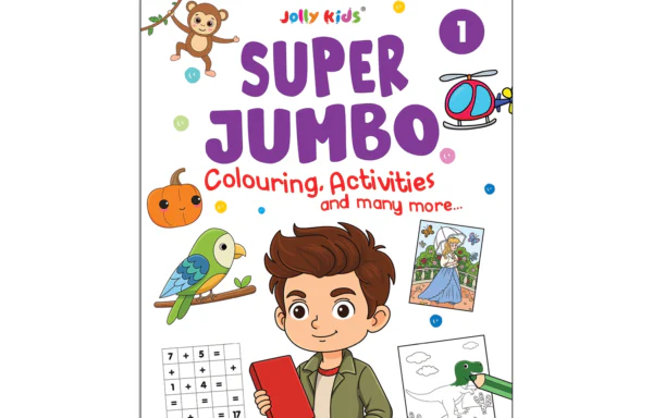 Jolly Kids Super Jumbo Colouring and Activities Book 1