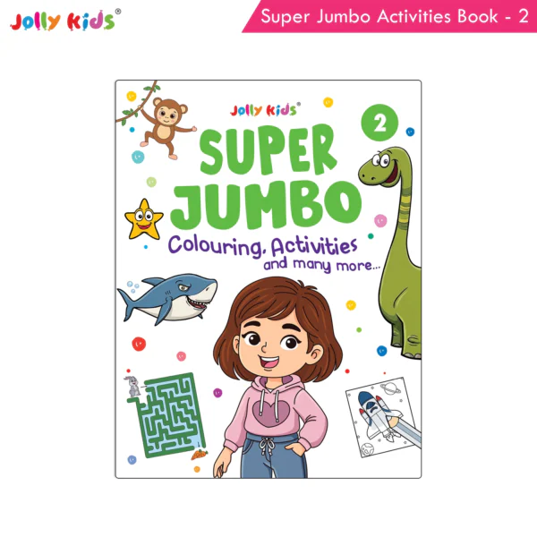 Jolly Kids Super Jumbo Colouring and Activities Book 2
