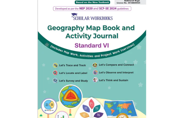 CCE Pattern Nigam Scholar Workbooks Geography Map Book And Activity Journal Standard – 6